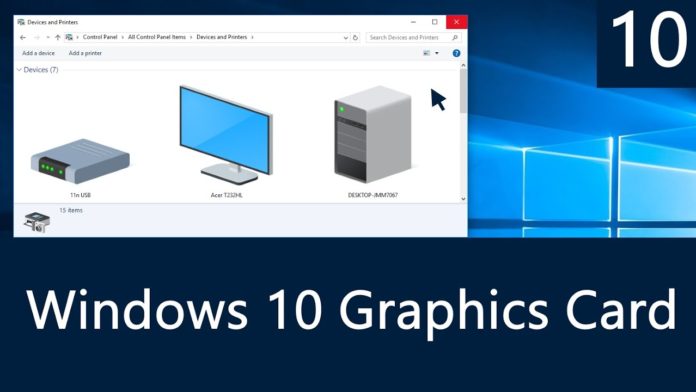 check graphics card windows 10